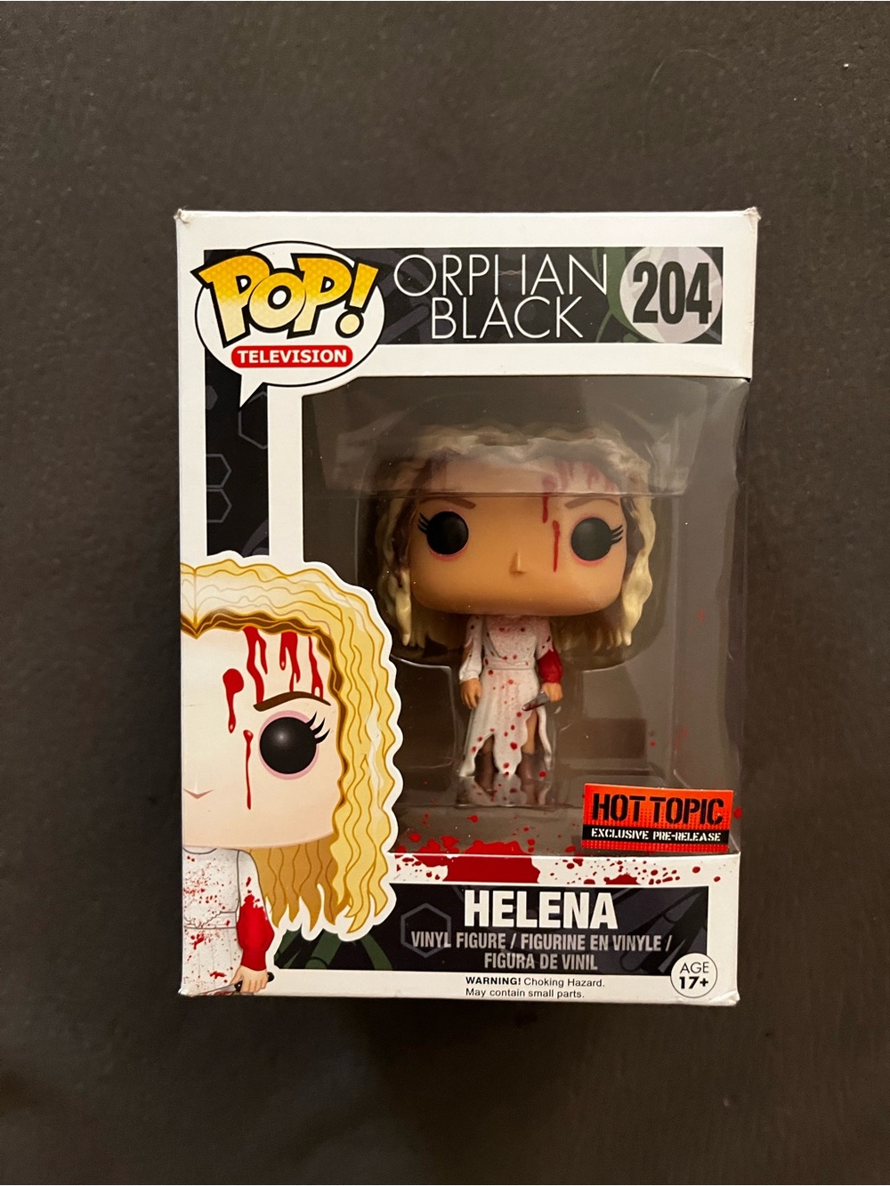 Funko Helena Pop! Figure - White Dress with Red Blood Accents